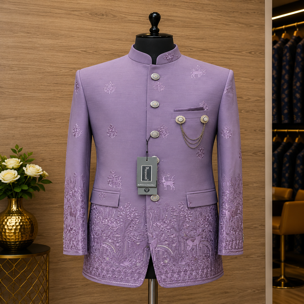 Men'S Designer Panel Jodhpuri Suit For Wedding & Festive Wear - Gender: Mens