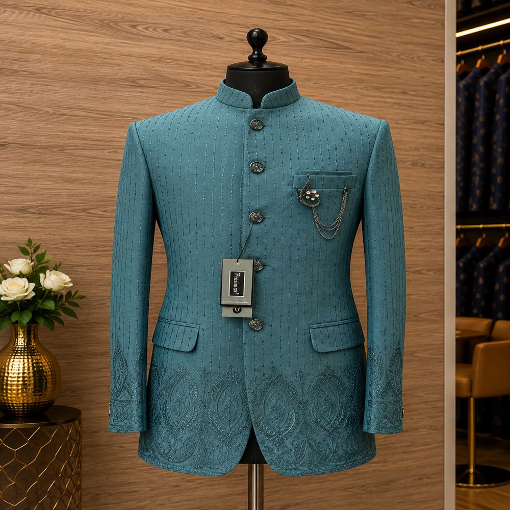 Men's Designer Panel Jodhpuri Suit for Wedding & Festive Wear