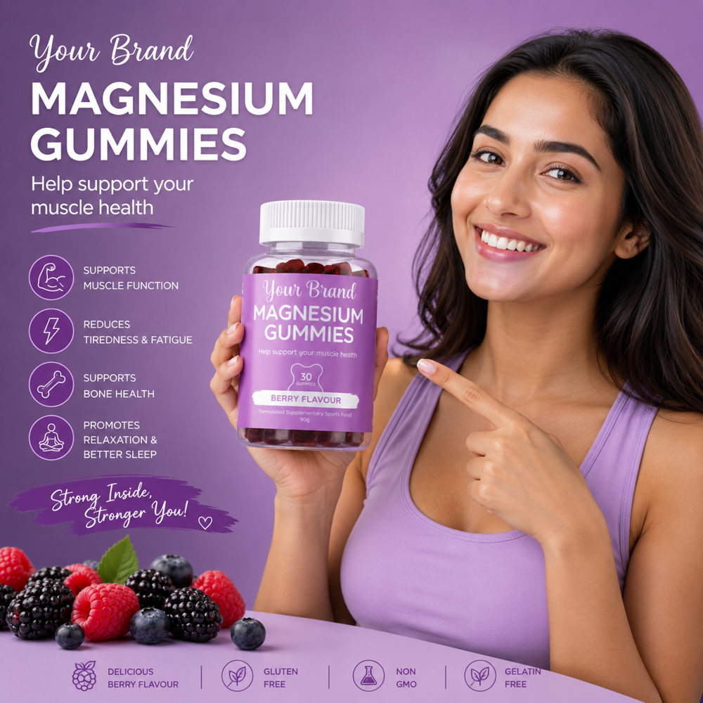 Magnesium Gummies for Relaxation & Muscle Support