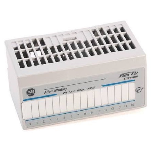 Allen-Bradley 1794-IE12 FLEX I/O Analog Input Module | 12 single-ended, non-isolated inputs (Voltage/Current), 16-bit resolution, 1794 distributed assembly component, 24V DC field power, IP20 modular instrumentation slice