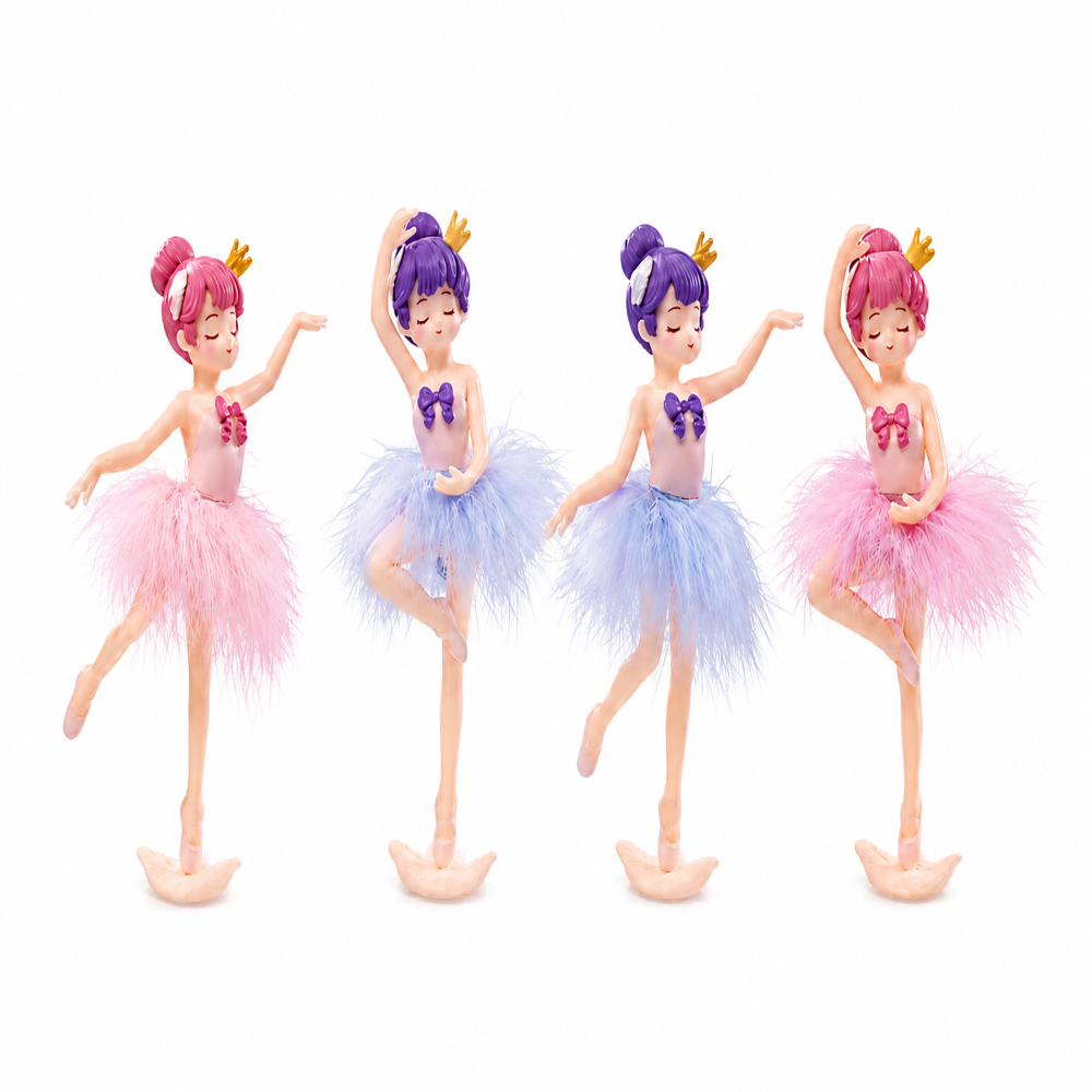 Astronaut And Ballerina Dancing Figurines Set