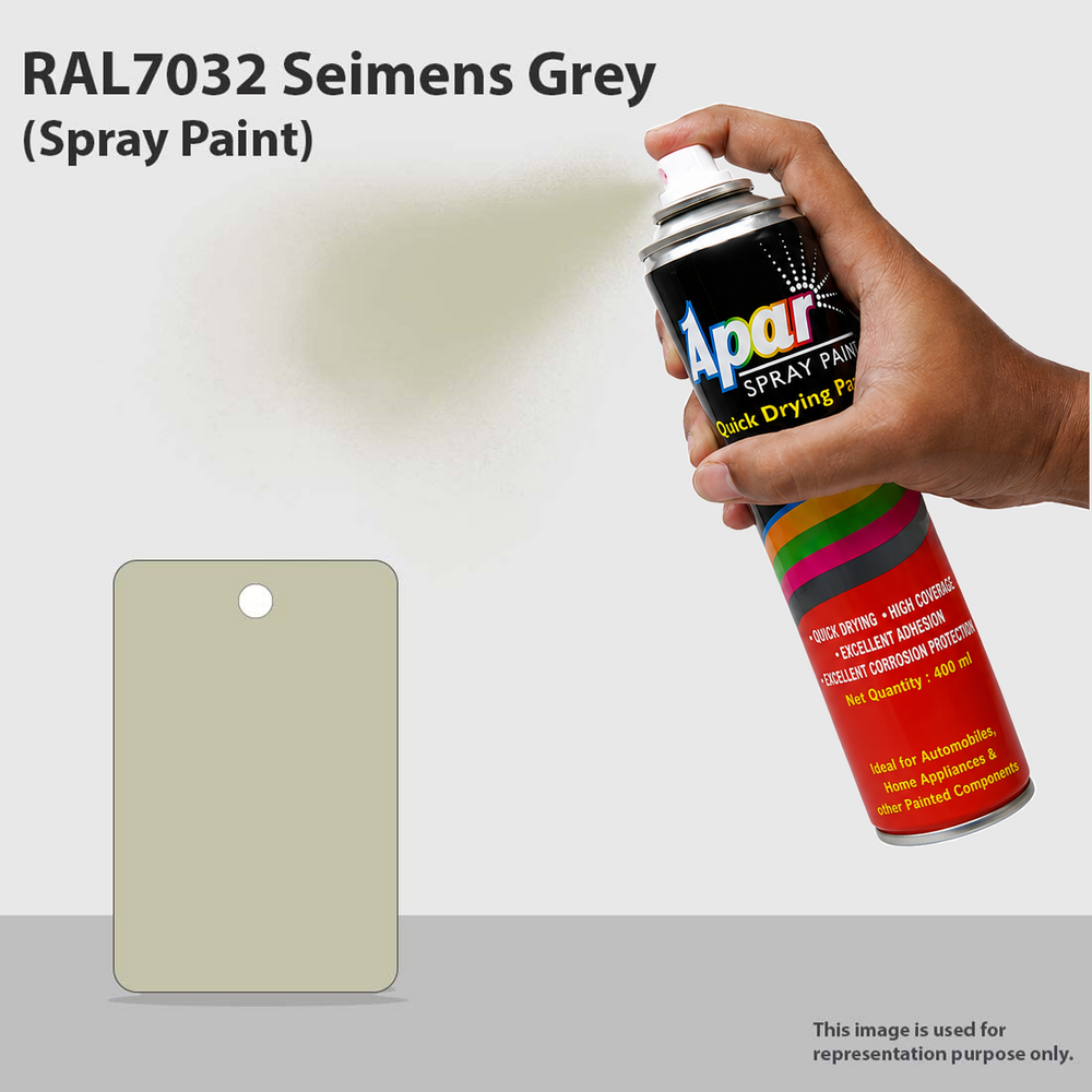 Apar Spray Paint RAL 7032 (Seimens Grey) - 400 ml