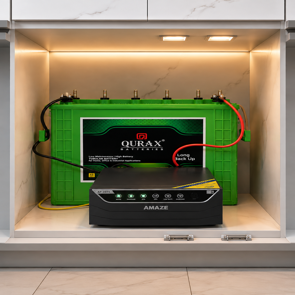 850VA AMAZE & 150AH QURAX BATTERY
