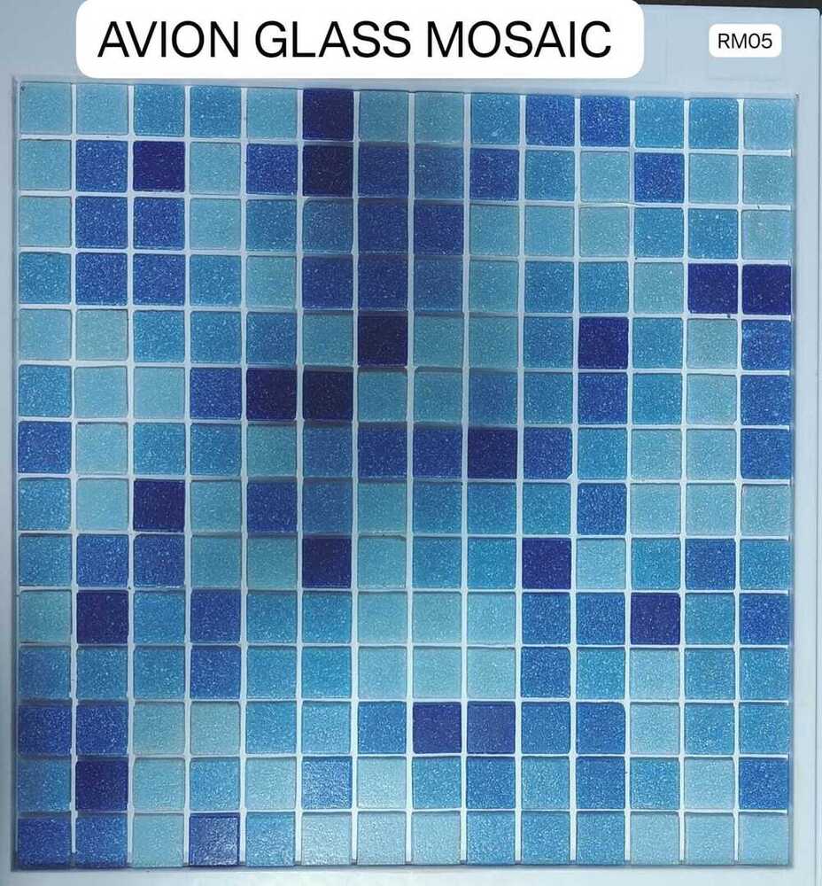 Glass Mosaic Tiles - 1.15 Sqft, 4mm Thickness | Gloss Finish, Durable Glass Material