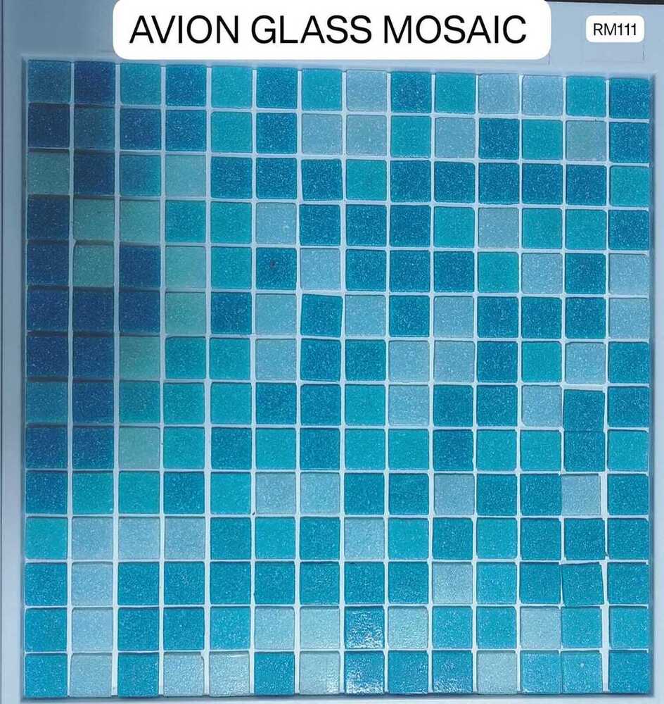 Glass Mosaic Tiles - 1.15 Sqft, 4mm Thickness | Gloss Finish, Durable Glass Material
