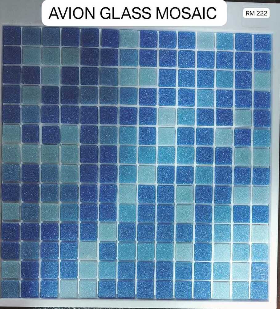 Glass Mosaic Tiles - 1.15 Sqft, 4mm Thickness | Gloss Finish, Durable Glass Material