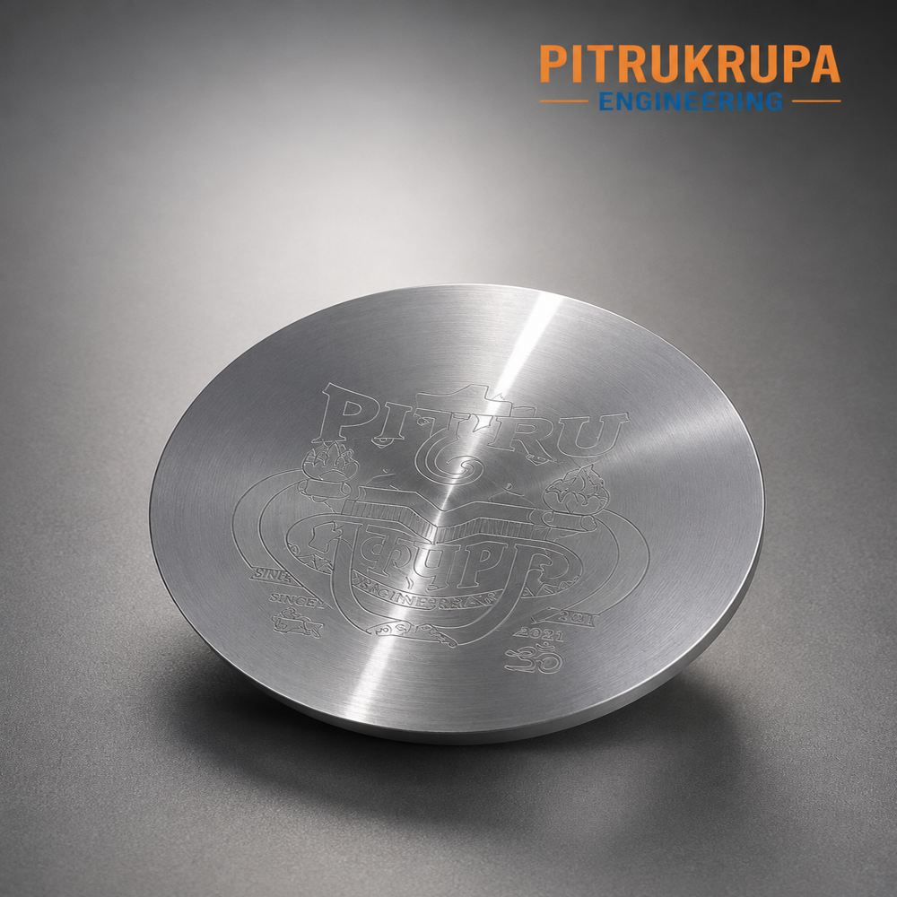 CNC Engraved Metal Disc