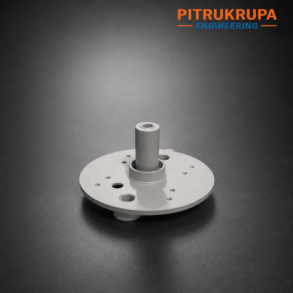 CNC Machined Precision Flange Shaft Assembly
