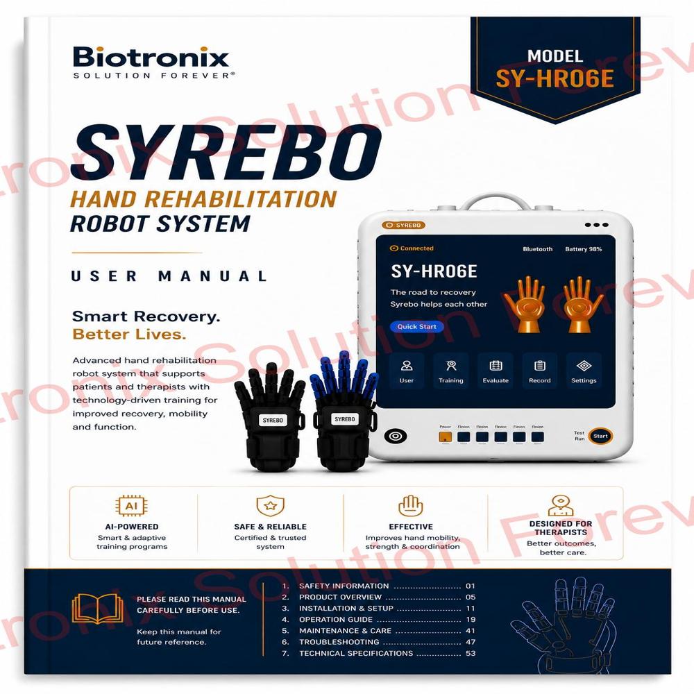 SYREBO C12 Next-Generation Hand Rehabilitation Robot