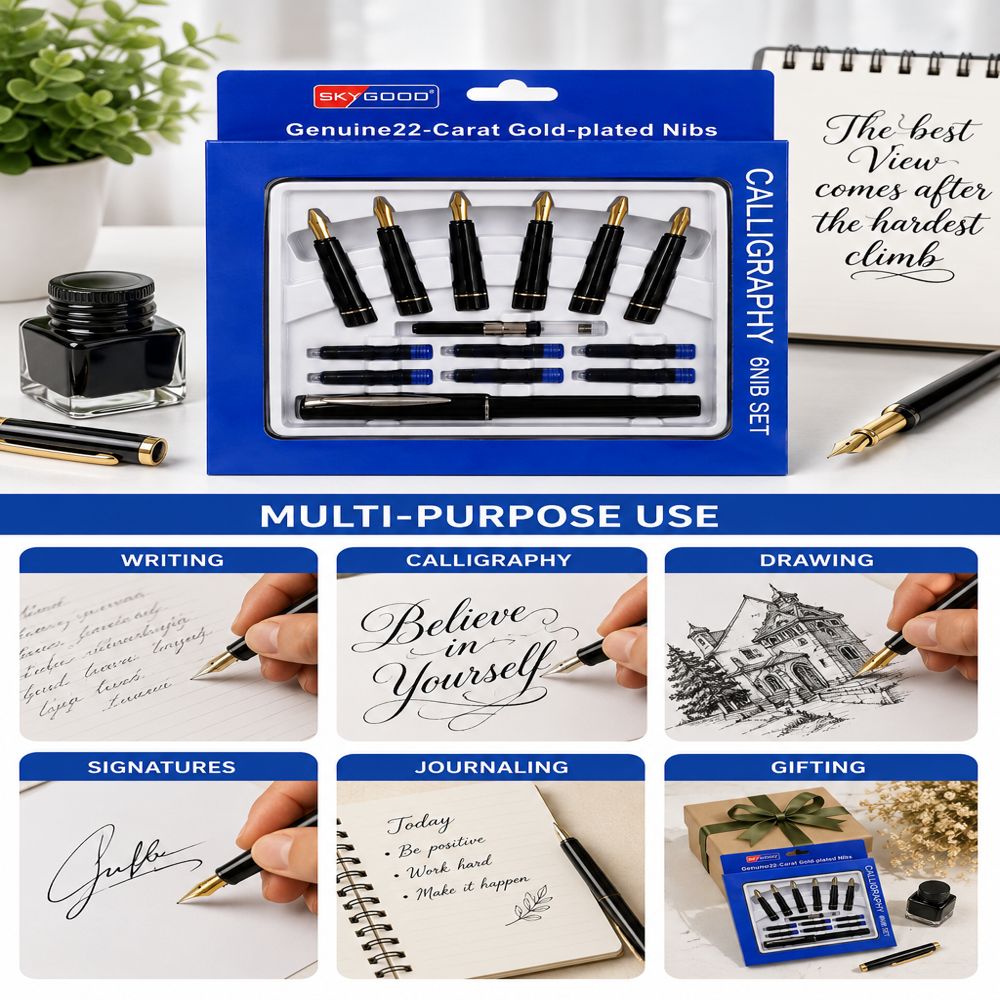 Calligraphy 6 Nib Set