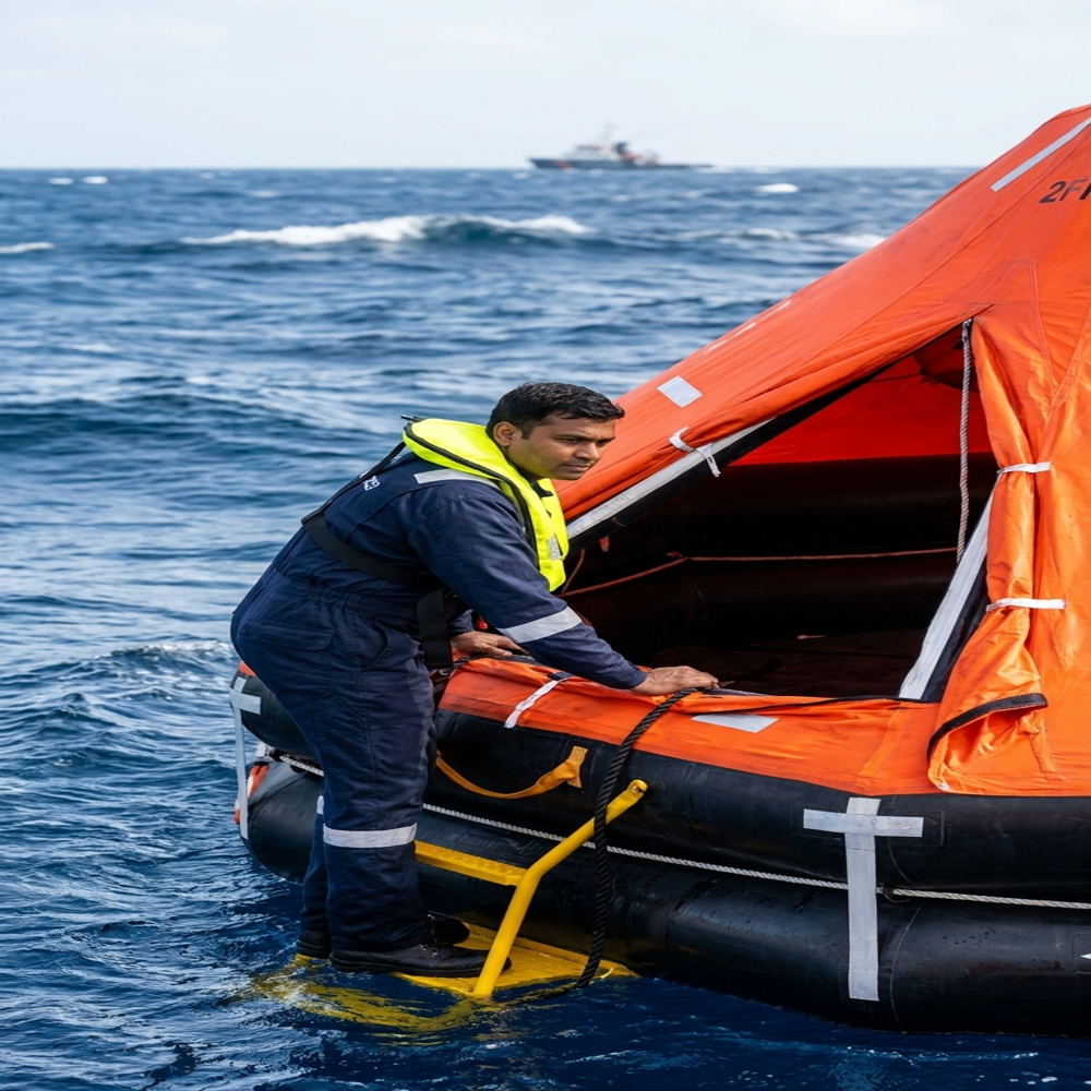 KHD TYPE DAVIT - LAUNCHED INFLATABLE LIFERAFTS
