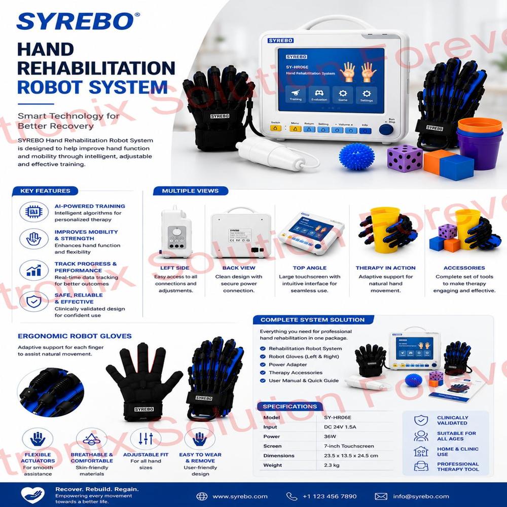 SYREBO C12 Advanced Motor Recovery Hand Robot