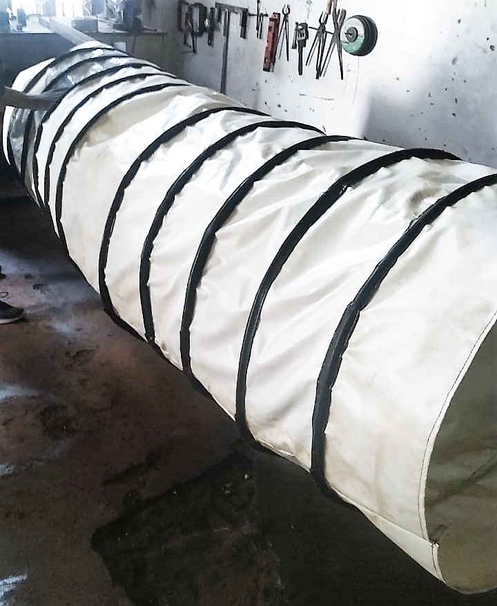 High Temperature Outer Bellow for Telescopic Chutes