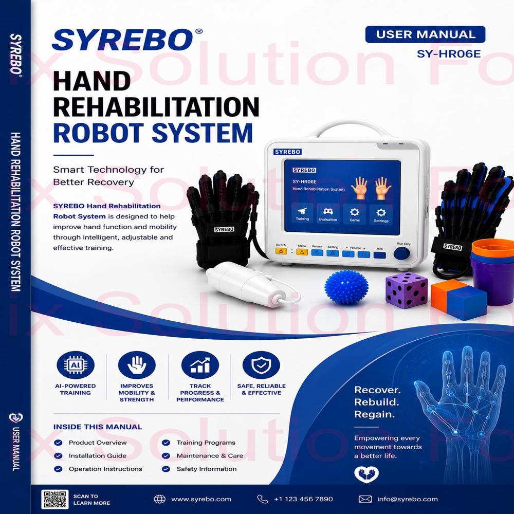 SYREBO C12 Smart Robotic Glove for Neurorehabilitation