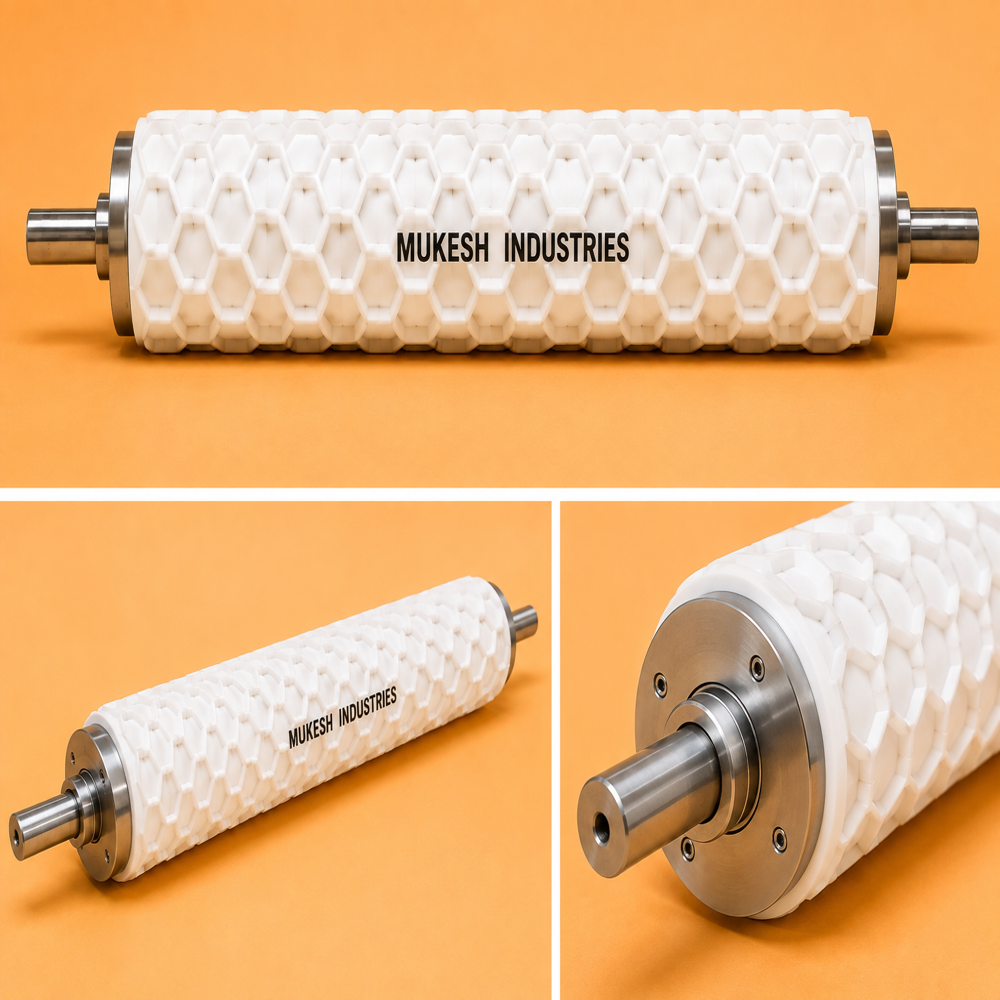Papad Machine Ptfe Coated Roller - Usage: Food Industries