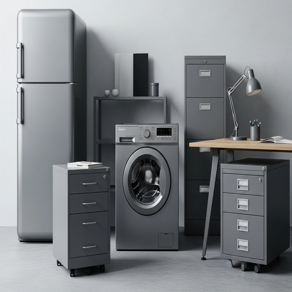 Powder coating for home appliances