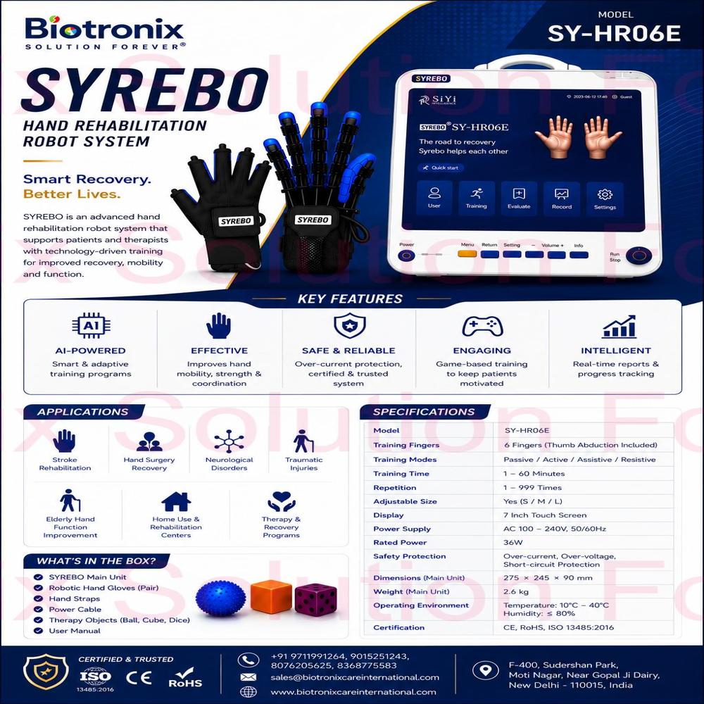 SYREBO C12 Hand Rehabilitation & Training System