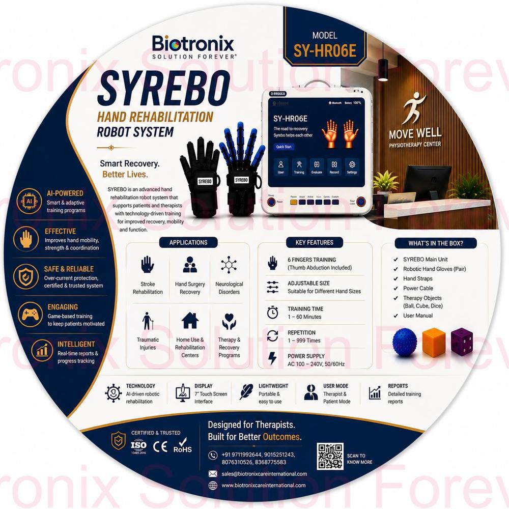 SYREBO C12 Robotic Finger Movement Therapy Device