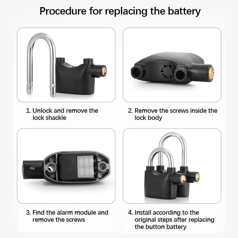 SECURITY ALARM LOCK
