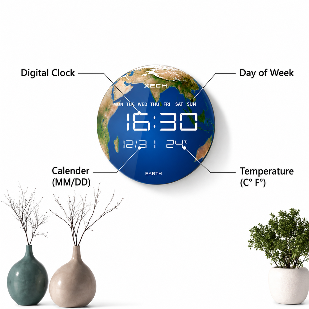 Solaris: The Earth Wall Clock