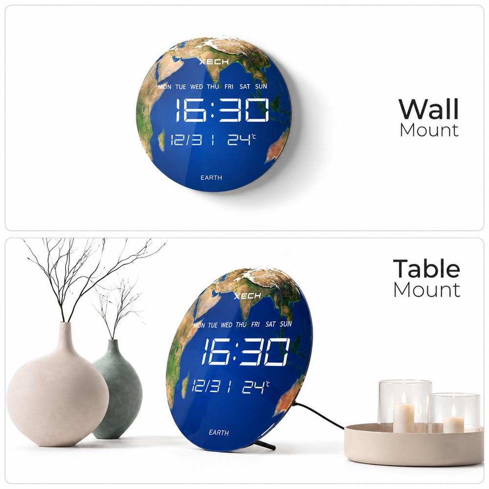 Solaris: The Earth Wall Clock