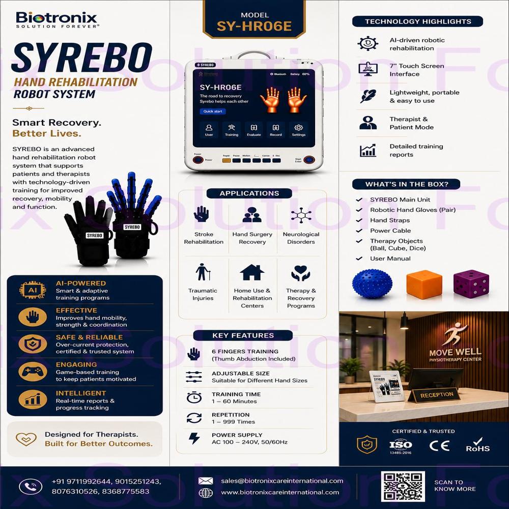 SYREBO C12 Advanced Hand Motor Training Robot