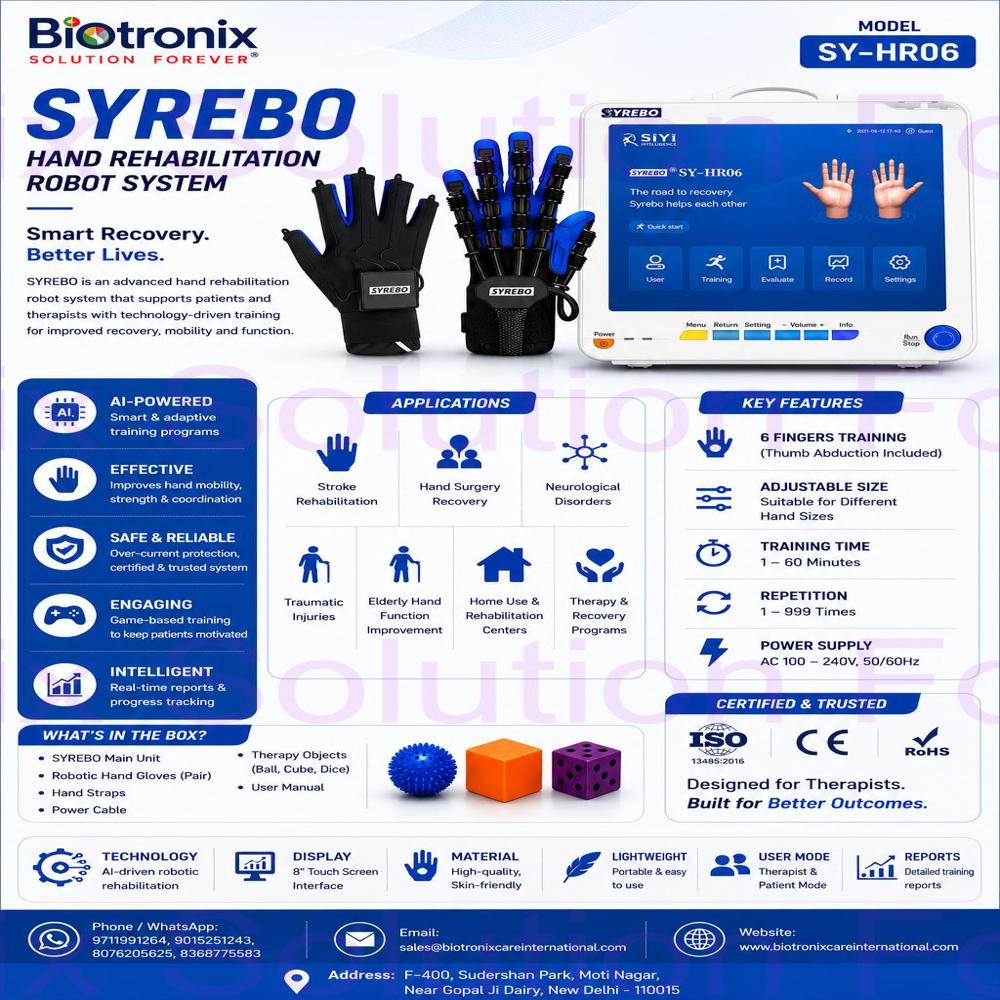 SYREBO C12 Advanced Hand Motor Training Robot