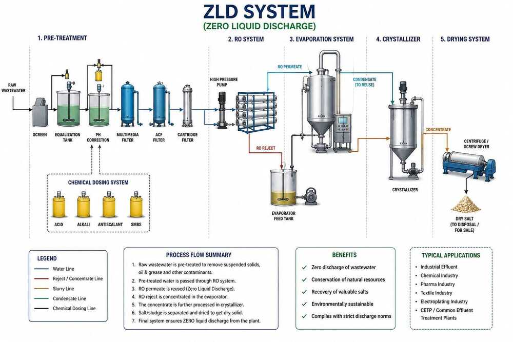 Water Demineralisation Plant - Power Source: Electric