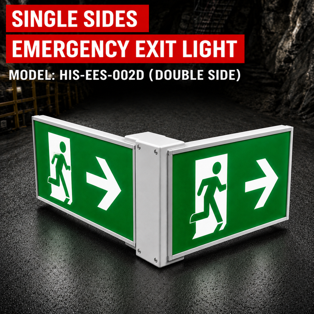 Single Side Led Emergency Exit Light ( His-ees-002d) - Charging Time: 4 Hours