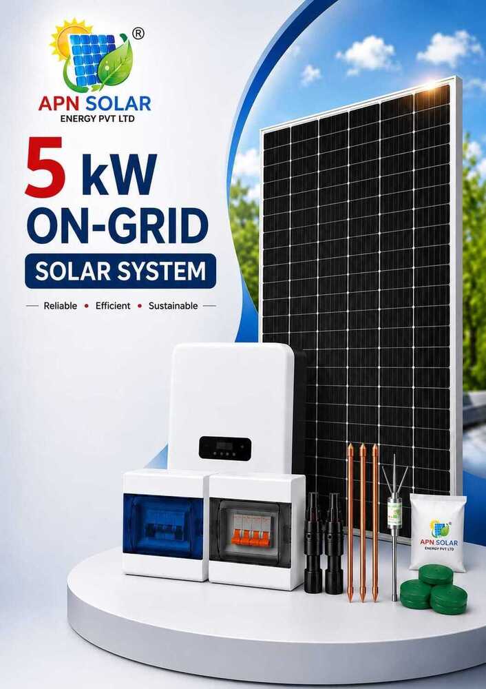 5 Kw On Grid Solar System