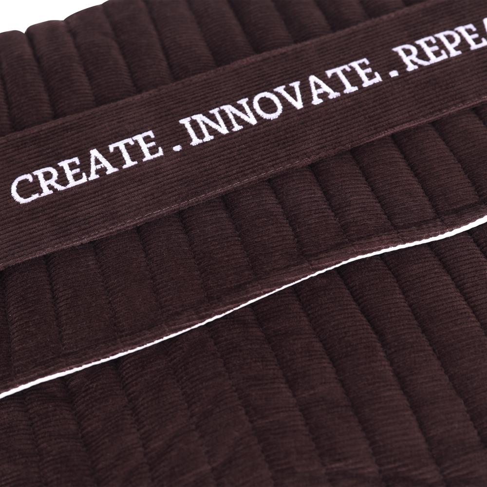 Corduroy Laptop Sleeve with Front Pocket