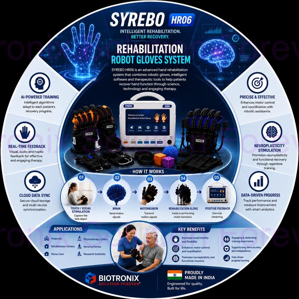 SYREBO C12 Intelligent Finger Rehabilitation Glove