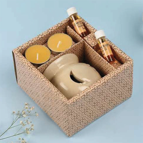 Gs-02 Aroma Oil Burner Gift Set - Material: Ceramic (Burner)