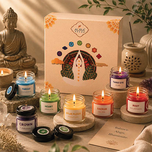 7 Chakra Jar Candle