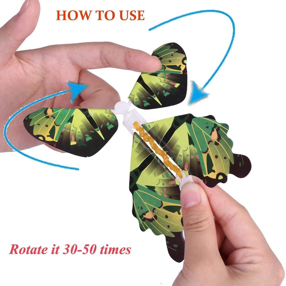 10 Packs Magic Flying Butterfly