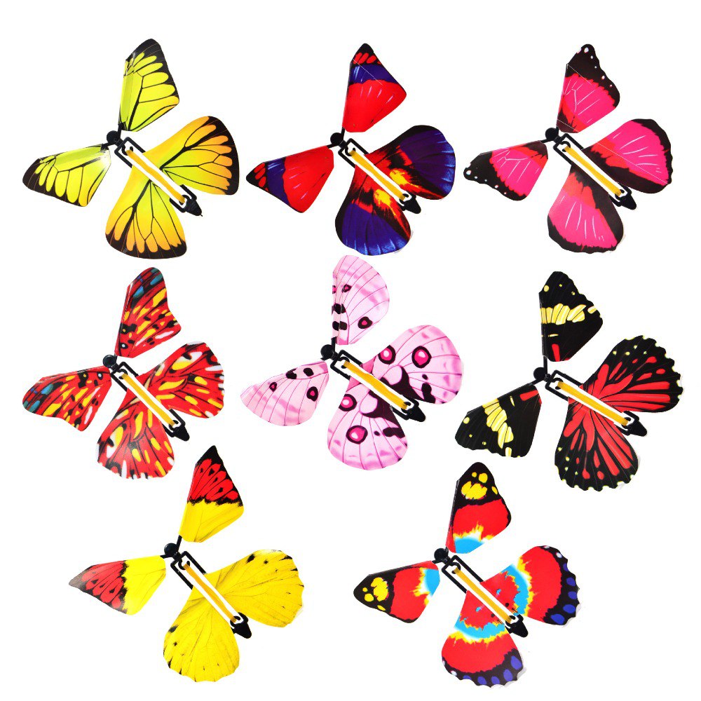 10 Packs Magic Flying Butterfly