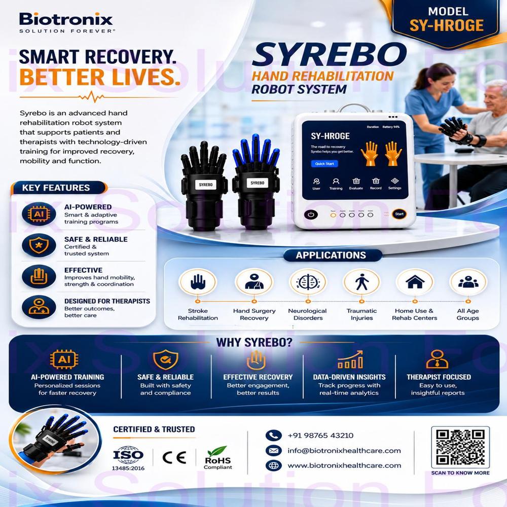 SYREBO C12 Robotic Hand Therapy & Recovery System