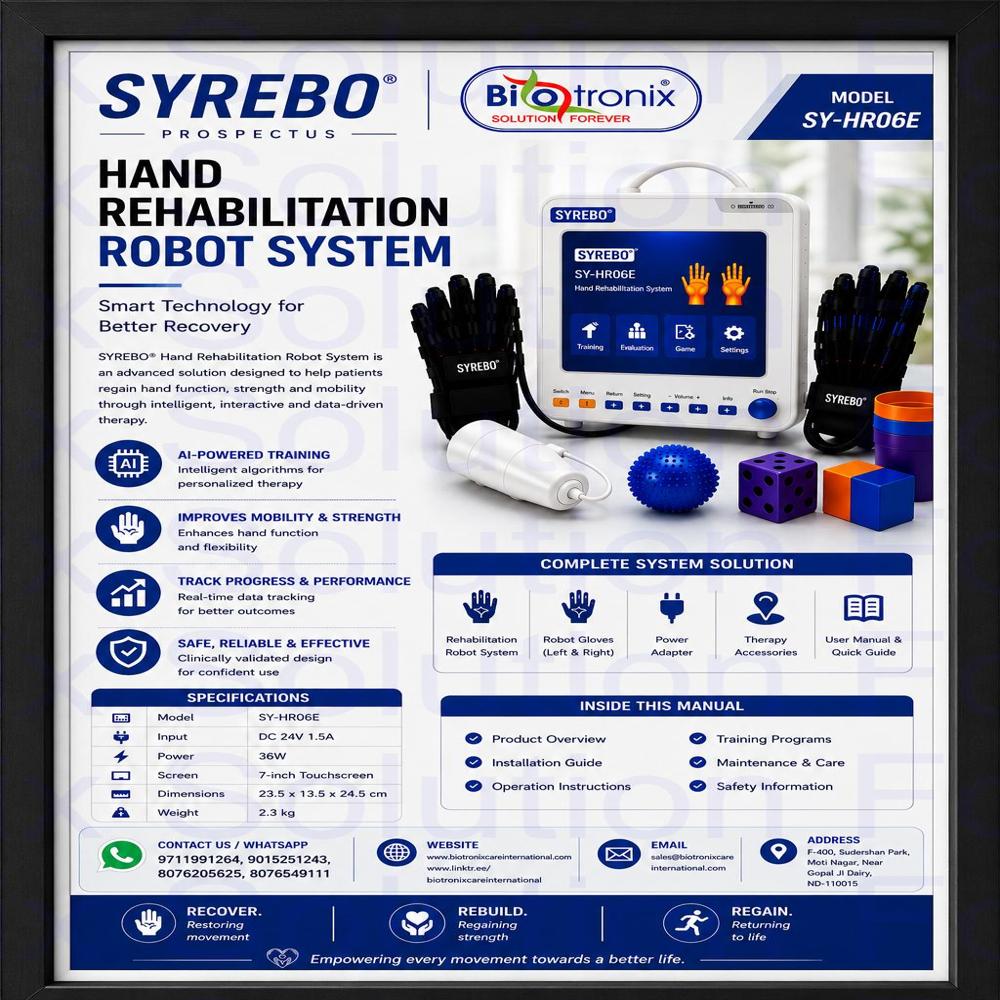 SYREBO C12 Precision Finger Movement Rehabilitation Device