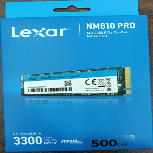 Lexar NM610PRO M.2 2280 PCIe Gen3x4 NVMe SSD