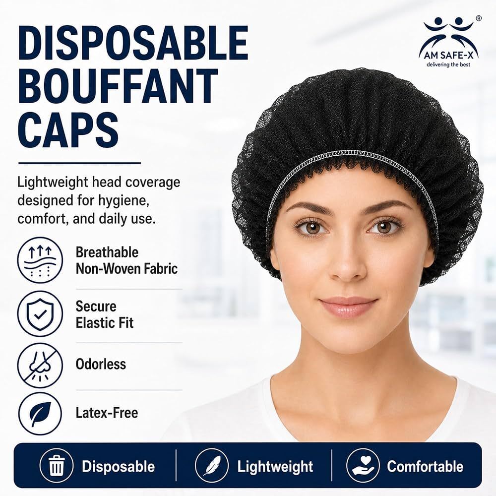 Straight Bouffant Cap