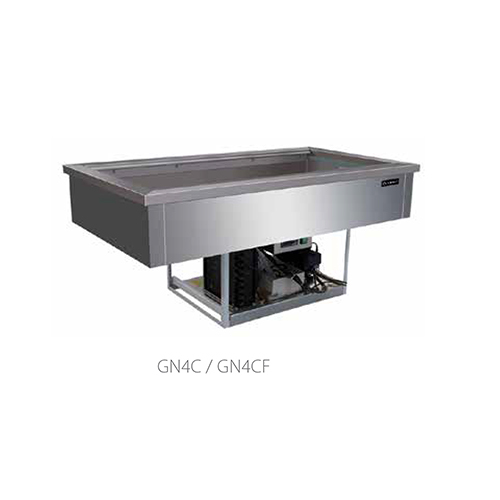 GN4C Drop In Cold Wells Commercial Refrigerator