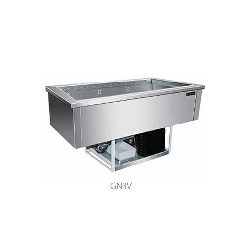 GN3V Drop In Cold Wells Ventilated Cooling Commercial Refrigerator