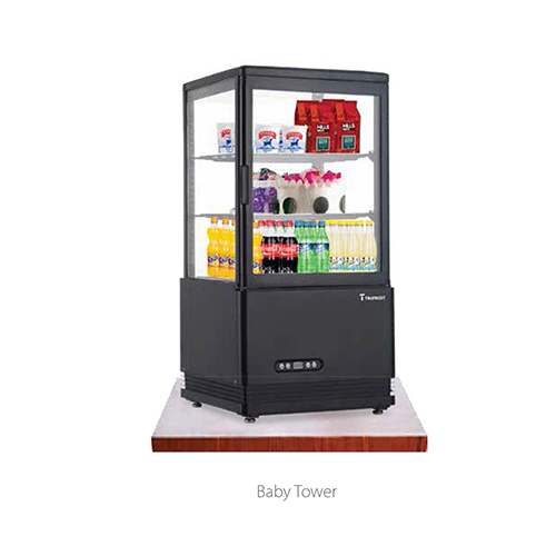 SS Baby Tower Premia Countertop Cold Display