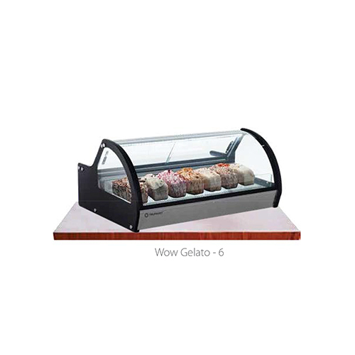 Wow Gelato 6 Premia Ice Cream And Gelato Scooping Display