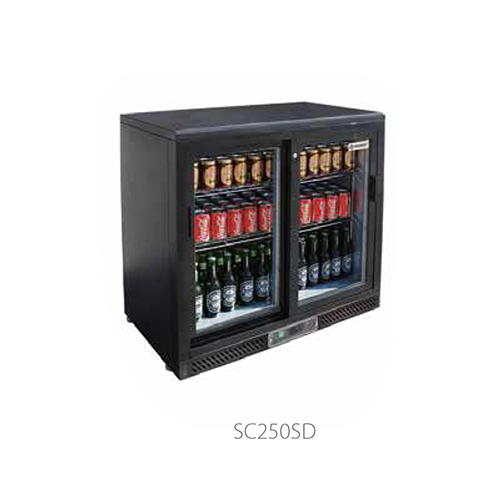 SC250SD Sliding Door Back Bar Cooler