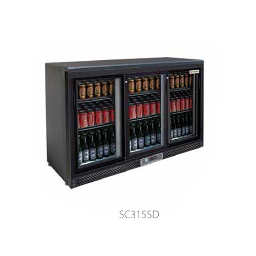 SC315SD Sliding Door Back Bar Cooler