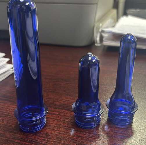1810 Long Pco Preform Blue Colour - Material: Pe