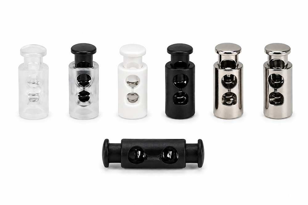 Double Hole Adjustable Button Stopper