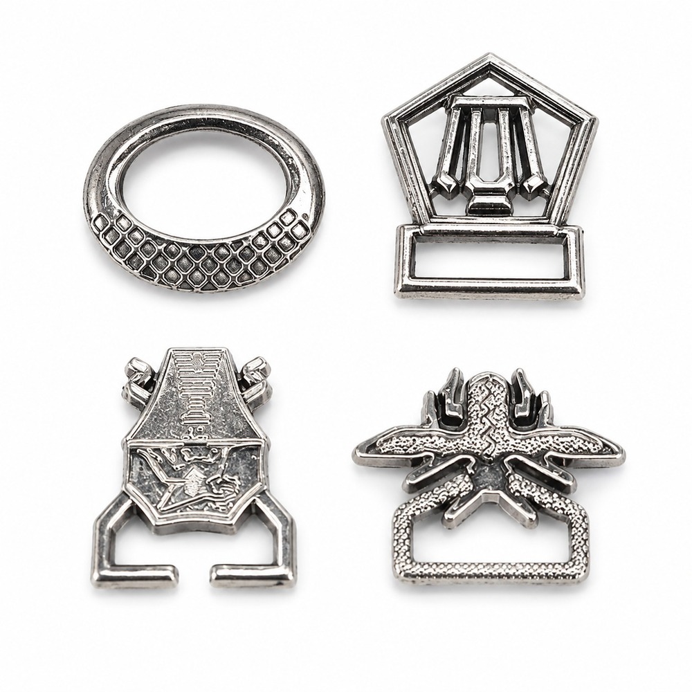 Zinc Alloy Decorative Metal Shoe Buckle
