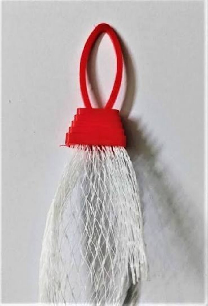 Plastic Net Bag - Plastic, 50 Meter, Red | Durable, Foldable, Washable, Portable, Versatile For Storing Fruits, Vegetables, And More